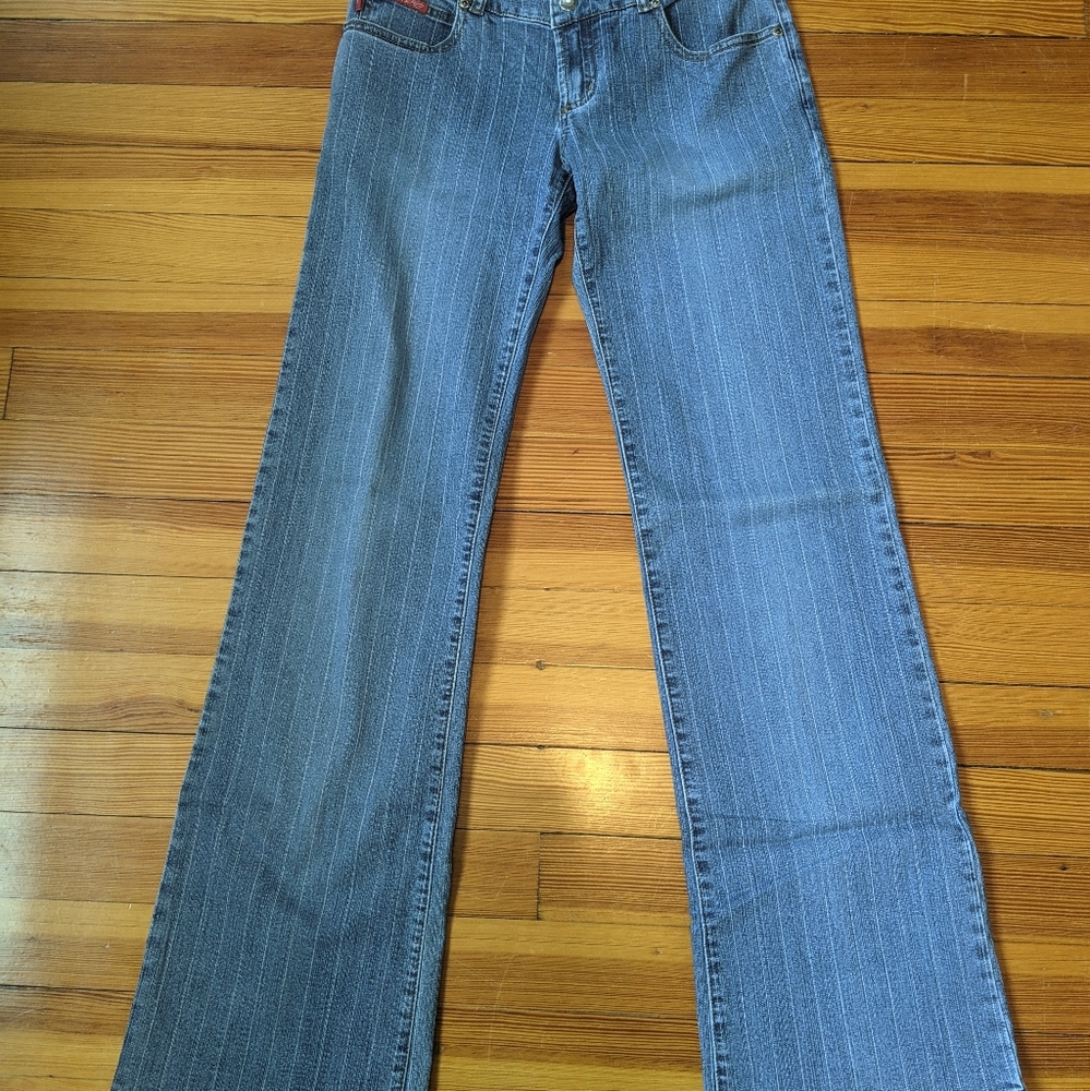 Hot Kiss Pinstripe Jeans